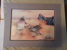 Vintage Southwestern Print The Franklins by Miqui #47 of 100 Signed from 10/1994 picture