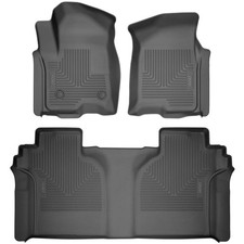 Husky Liners 94041 Weatherbeater Floor Mats 2015-2026 Ford F-150 SuperCrew Black picture
