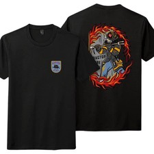 Ragtop Firefighter Flame Graphic Tee & Hoodie, Vintage Firefighter Shirt with Bo picture
