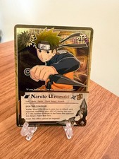 Naruto Uzumaki Unlimited Edition Gold Foil Fateful Reunion Super Rare picture