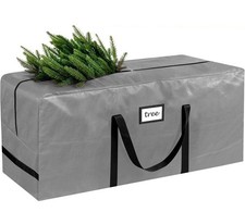 NEW 7.5ft Heavy Duty Gray Christmas Tree Storage Bag picture