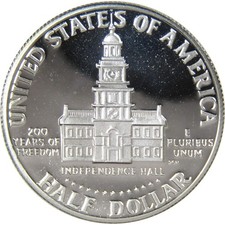 1976 S Kennedy Bicentennial Silver Half Dollar Proof 50c Coin picture