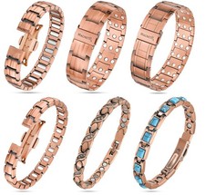 MagnetRX® Pure Copper Magnetic Therapy Bracelets Pain Relief Healing Bracelets picture