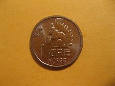  1970 - 72 Norway Coin  SQUIRREL uncirculated beauty super color on these 1coin picture