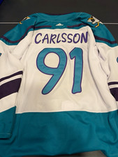 Erik Karlsson #91 Anaheim Ducks Replica Reverse Retro 1.0 Jersey Size Large picture