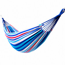 Portable Cotton Hammock Outdoor Camping Travel Double Hanging With Bag & Rope picture