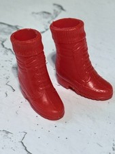 1990's 2000's  Barbie Red Cool Hiking Boots Shoes picture