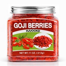 11oz Dried Goji Berries - 100% Natural Large Berries, Sun-Dried &... picture