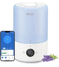 LEVOIT Dual 200S Smart Humidifiers for Bedroom, Top Fill Aromatherapy Color Blue picture