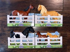 Breyer Paddock Pals Set of 5 Horses Chia Nougat Ginkgo Wally Peanut New picture