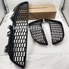 3x For BMW 3Ser M3 F80 M4 F82 F83 Fog Light Bezel Grill Front Bumper Center Mesh picture