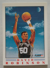 1991-92 Fleer Pro Vision #1 David Robinson San Antonio Spurs picture