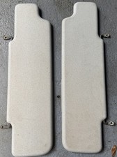 DEFENDER Sun Visor Set LAND ROVER GRAY Left/Right PAIR 1983-2012 picture