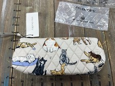 Vera Bradley A Cat's Life Essential Pencil Pouch New With Tags See Photos Cat picture