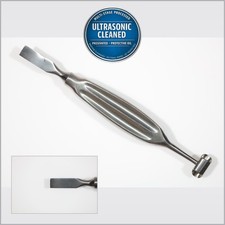 Weck 614150 Alexander Osteotome, Slightly Curved, 11mm Wide Blade, 8-1/8in picture