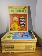 The Sesame Street Treasury Books Complete Series Vtg 1983 Full 1-15 Volume Set picture
