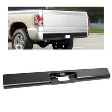 Rear Bumper Roll Pan for Dodge Dakota 1997 2004 LED License Light Steel Black picture