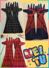 Stunning Amazing Spider-Man Elbow-length Gloves Cosplay Costume Halloween Props. picture