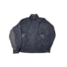 Vintage 90s  FootJoy DryJoys Golf Jacket Mens XL Black Houndstooth Windbreaker picture