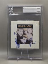 DEPECHE MODE DAVE GAHAN signed autographed CATCHING UP WITH CD COVER BECKETT BAS picture