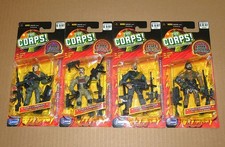 Lot of 4 Lanard The Corps Commando Force Elite Edition Action Figures 4