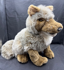FOLKMANIS Large Coyote Plush Hand Puppet Full Body 16” Realistic Looking Wolf picture