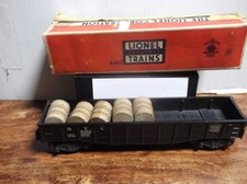 vintage lionel o guage cars-6257-6465-6462-original boxes in rough condition picture