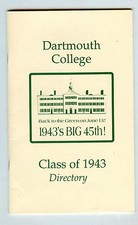 Dartmouth College-1943's Big 45th Class Anniversary Reunion-Class-Names picture