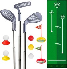 Kids Golf Club Set for 3 4 5 Years Old Adjustable Toddler Golf Clubs Outdoor New picture