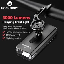 ROCKBROS Bicycle Front Light High Brightness 3000LM Waterproof Type-C Head Light picture