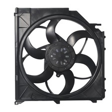 Radiator Cooling Fan Assembly For 2004-2011 BMW X3 E83 2.5L 3.0L 17113452509 picture