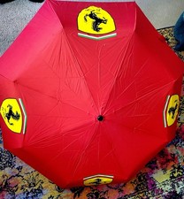*NEW* Vintage 2013 Ferrari Racing Red Umbrella Retail $395 picture