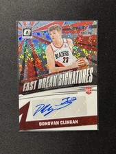 Donovan Clingan 2024-25 Donruss Optic #FBS-DON Fast Break Signatures Auto picture