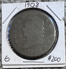 1808 One Cent Key Date Rare Coin picture