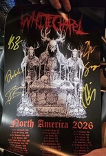White Chapel 2026 TOUR POSTER - Autographed picture