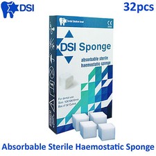 DSI Hemostatic Sponge Dental Absorbable Sterile 32pcs Gelfoam Hemocollagene picture