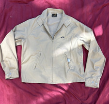 🔥 Vintage 70s The Hare Montgomery Ward Jacket Mens XL Tall Cream Ragla 27x24 picture