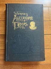 Antique 1893 The Works of Alexander Dumas Volume 7 The Memoirs of a Physician HC picture