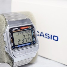 [Complete/Good] VTG 1990's CASIO DATA BANK 80 DB-810 Qz Digital Watch New Batt picture
