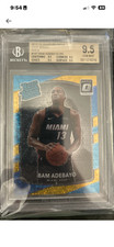 2017-18 Donruss Optic Bam Adebayo Fast Break Gold Prizm RC /10 #187 BGS 9.5 POP  picture