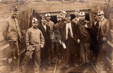 Coal Mining Miner Mine Scene RPPC Photo Postcard COPY picture