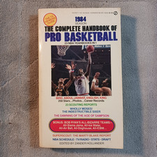 Vintage 1983 The Complete Handbook of Pro Basketball by X Hollandar  VG 1st Ptg picture