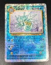 Pokémon TCG 2002 Legendary Collection Seadra Reverse Holo Rare Card 63/110 HP picture