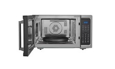 BLACK/SILVER - VISSANI EC042A2KJCLPF 1.5 CU.FT. COUNTERTOP MICROWAVE WITH AIR picture