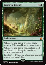 MTG Primeval Bounty [Foundations] Near Mint Magic picture