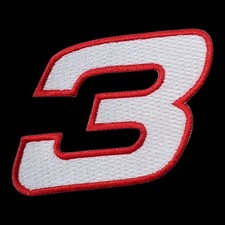 Vintage Dale Earnhardt #3 Patch. Embroidered. Iron On. 3
