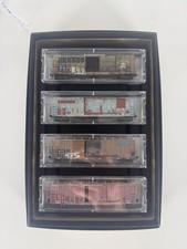 Micro-Trains Line N Scale BKTY Box Car Weathered / Graffiti 4 Pack 99305950 picture