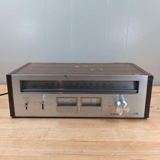 Vintage Pioneer TX-6700 AM/FM Stereo Tuner Silver Wood Japan Analog Tested Hi-Fi picture