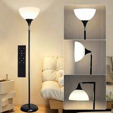 Anrotix 6.3 ft 90° Foldable Floor Lamp with Remote, Dimmable LED Torchiere picture
