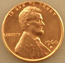 1960-D Lincoln Cent Large Date • Red BU • Uncirculated picture